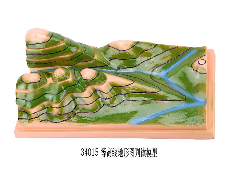 等高线地形图判读模型