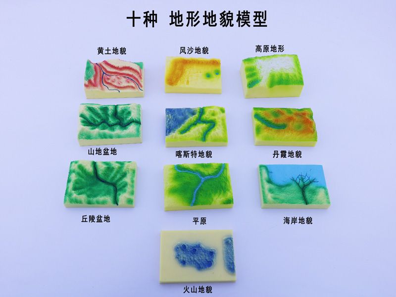 十种 地貌地形